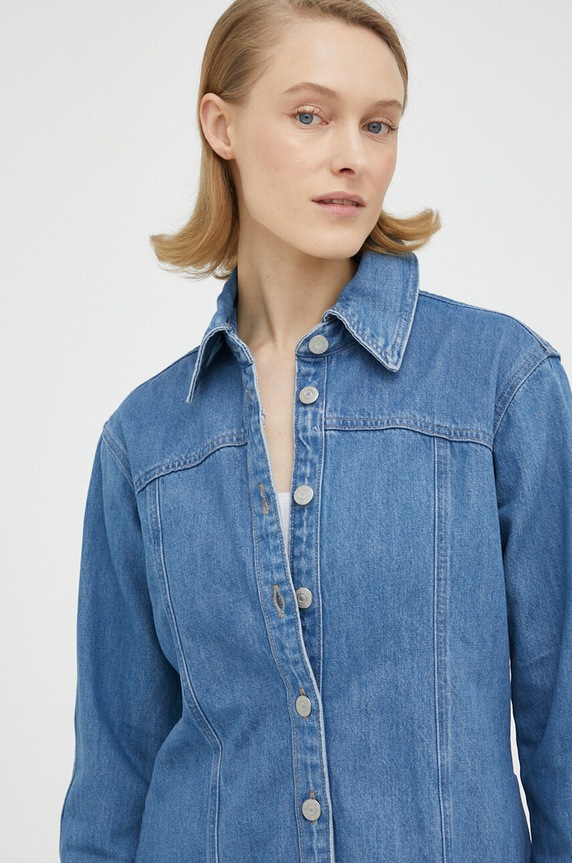 Levi's sukienka jeansowa niebieski A4585.0001