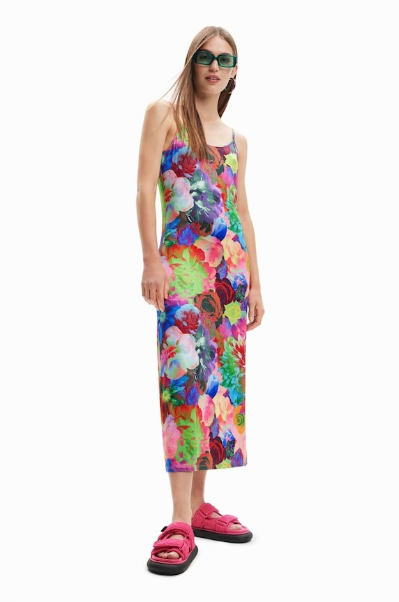Рокля Desigual 23SWVK08 многоцветен SS23