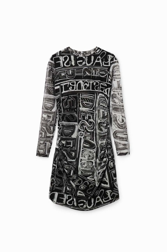 Desigual sukienka 23SWVK23 czarny