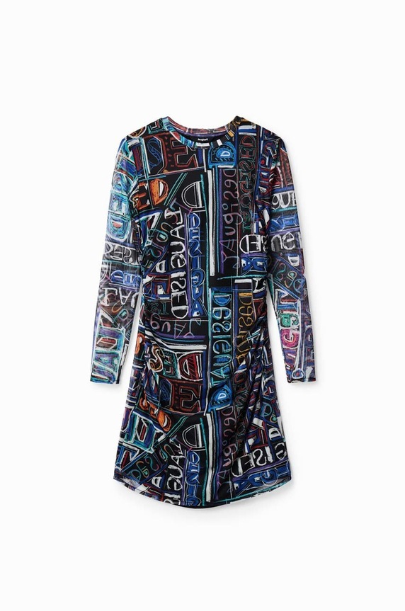 Desigual sukienka 23SWVK23 czarny