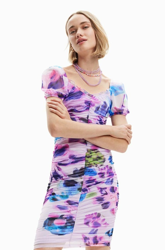 Φόρεμα Desigual casual πολύχρωμο 23SWVK88