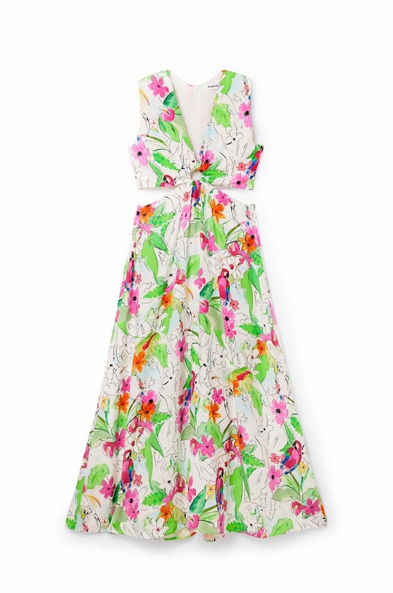 Šaty Desigual 23SWVW73 biela