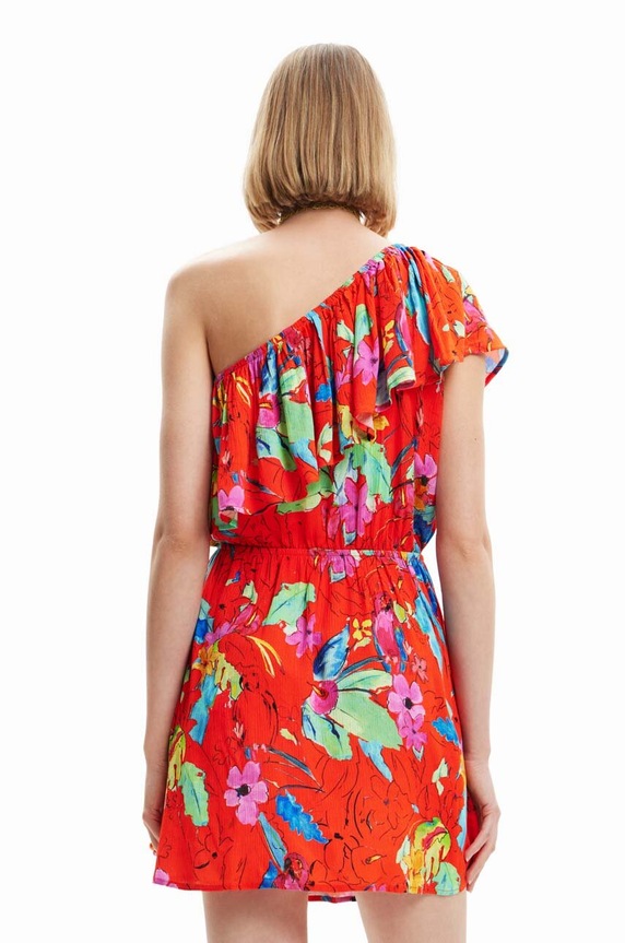 Desigual sukienka czerwony 23SWVW83