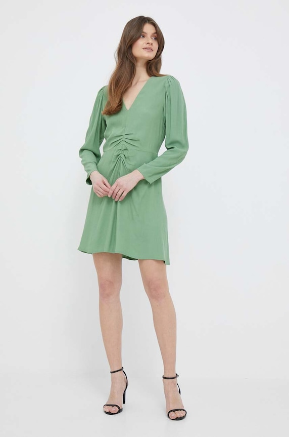 United Colors of Benetton sukienka 43A0DV031.2K7 zielony SS23