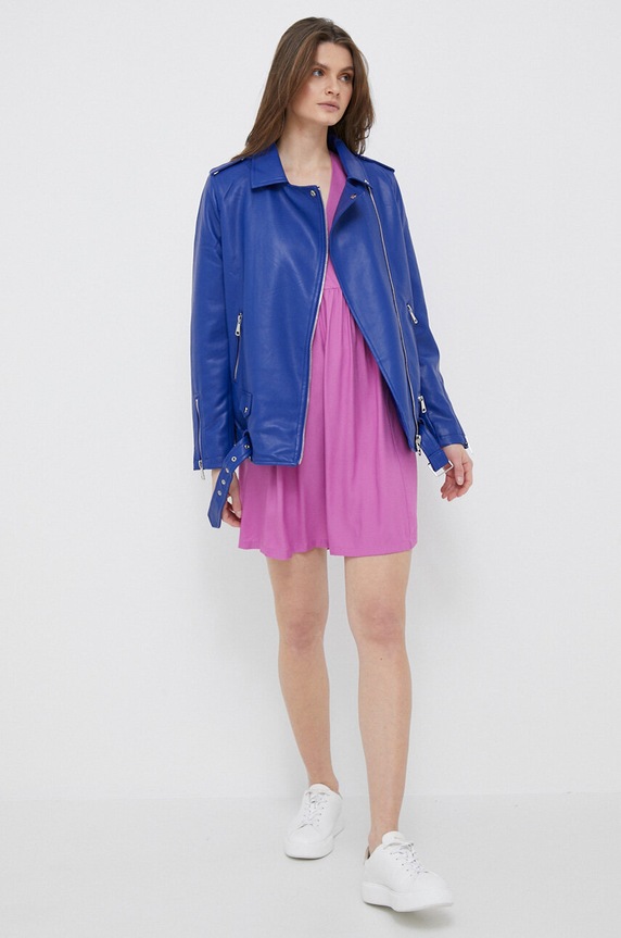 United Colors of Benetton vestito violetto 4SAFDV037.0K9