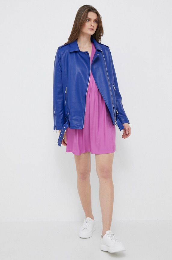 United Colors of Benetton vestito violetto 4SAFDV037.0K9