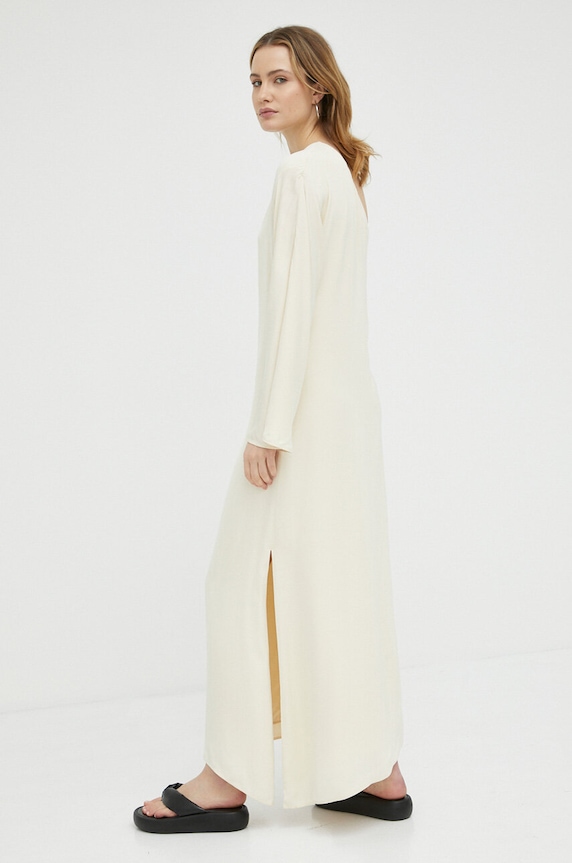 By Malene Birger sukienka Avilas Q71636002 beżowy SS23