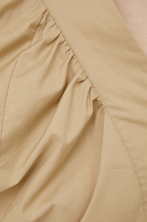 Βαμβακερό φόρεμα By Malene Birger μπεζ Q71873006