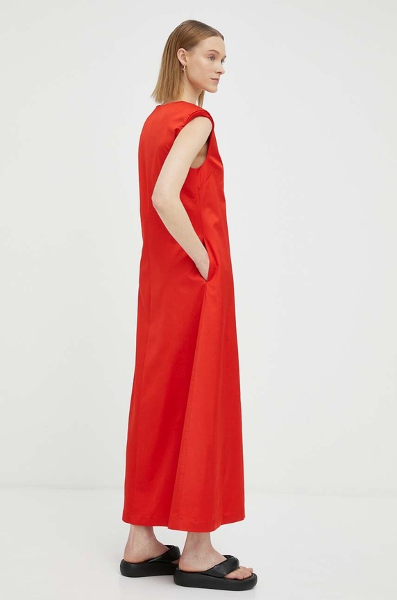 Одежда Шерстяное платье By Malene Birger Q71199013 красный