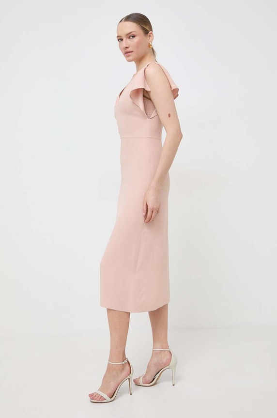 BOSS sukienka 50488660 różowy SS24