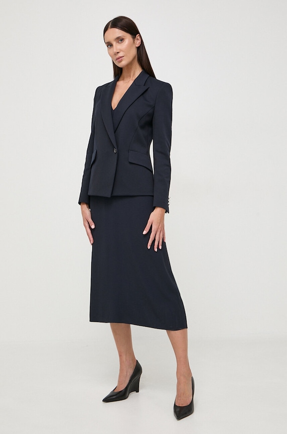 BOSS sukienka 50488660 granatowy SS24