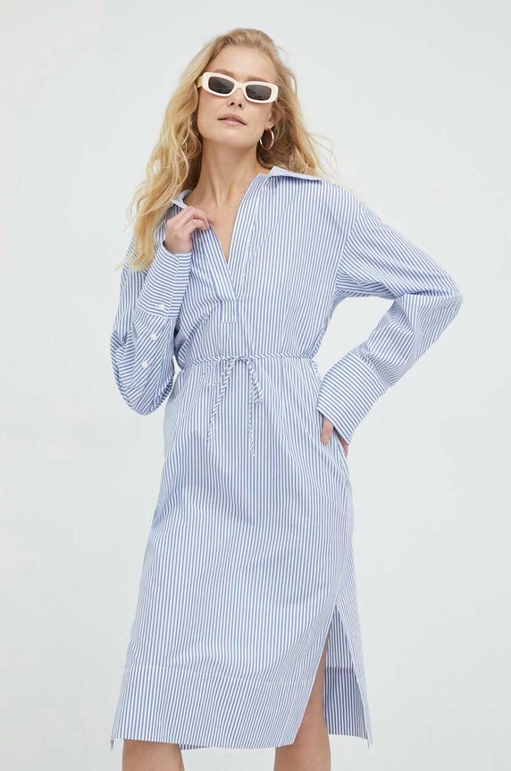 Îmbrăcăminte Herskind rochie din bumbac 4706938 albastru
