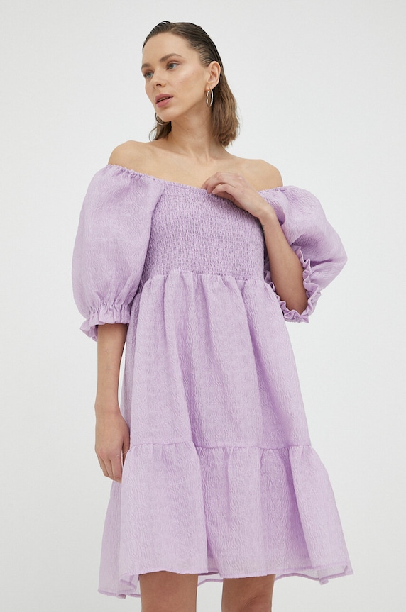 Bruuns Bazaar rochie violet BBW3349