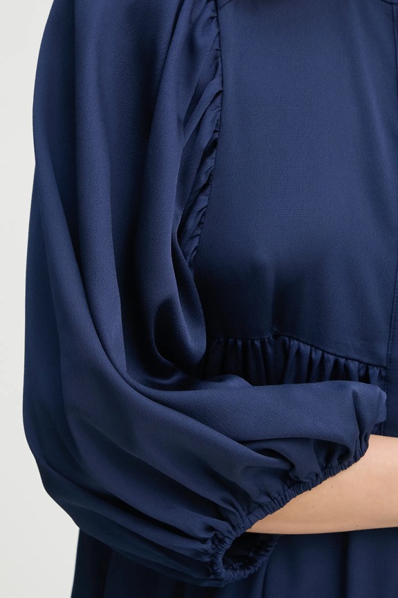 Šaty Bruuns Bazaar Acacia Sarina BBW3370 tmavomodrá