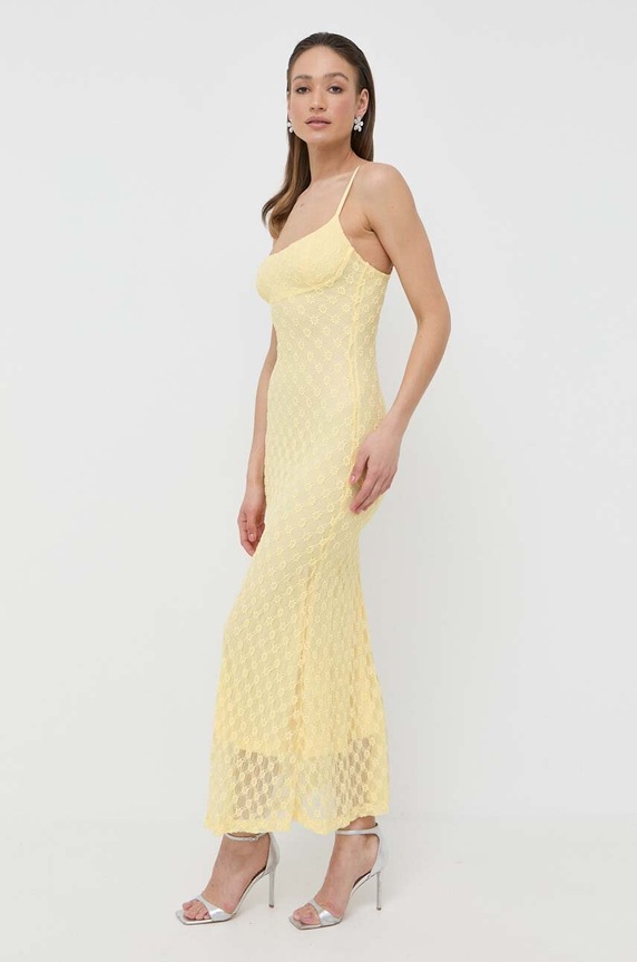 Bardot sukienka ADONI 57998DB1.CANARY.YEL żółty SS25