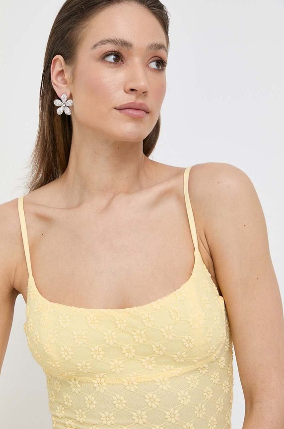Bardot sukienka ADONI żółty 57998DB1.CANARY.YEL