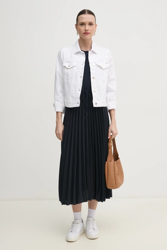 Haljina Tommy Hilfiger mornarsko plava WW0WW39342.PPYX