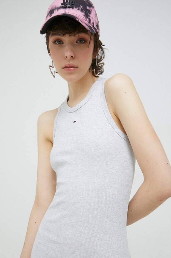 Φόρεμα Tommy Jeans γκρί DW0DW15344.PPYX