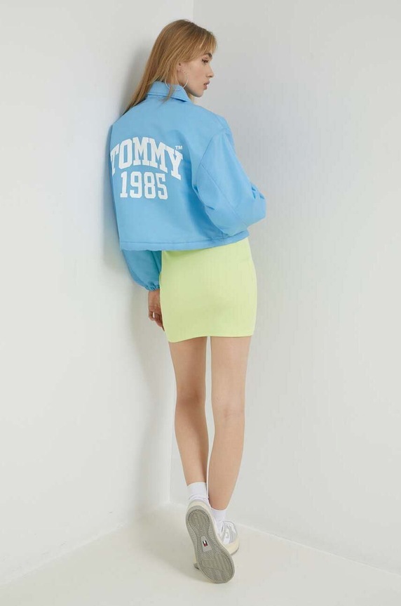 Φόρεμα Tommy Jeans DW0DW15351.PPYX πράσινο SS23