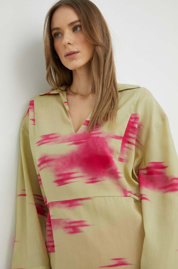 Samsoe Samsoe sukienka F23100154 zielony