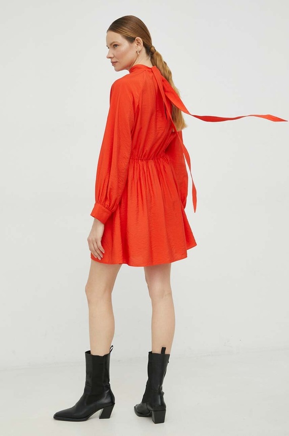 Платье Samsoe Samsoe casual оранжевый F23100199