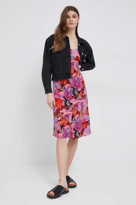 Платье PS Paul Smith W2R.540D.K31018 розовый SS23