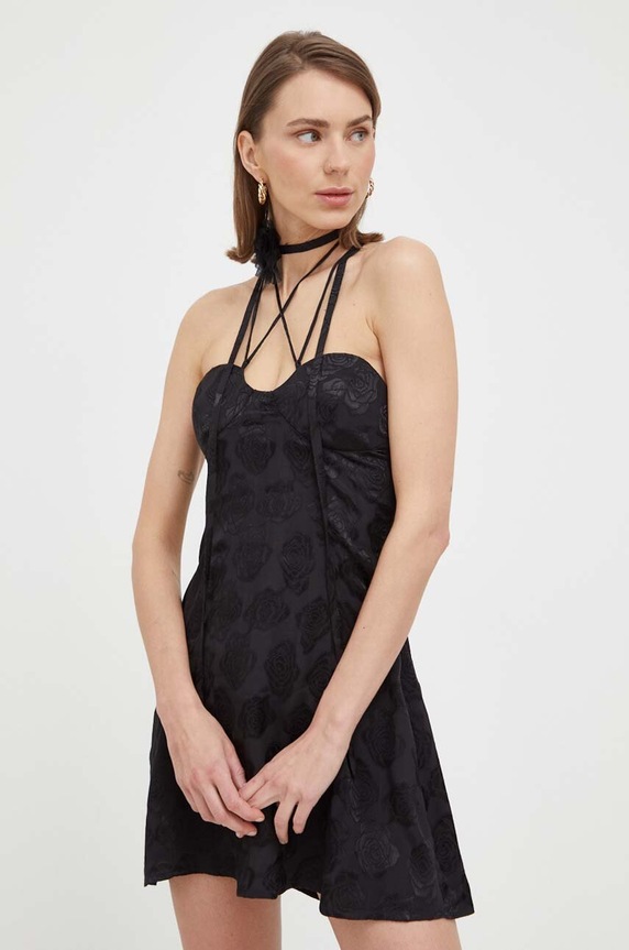 For Love & Lemons sukienka tkanina czarny CD2917.SP23