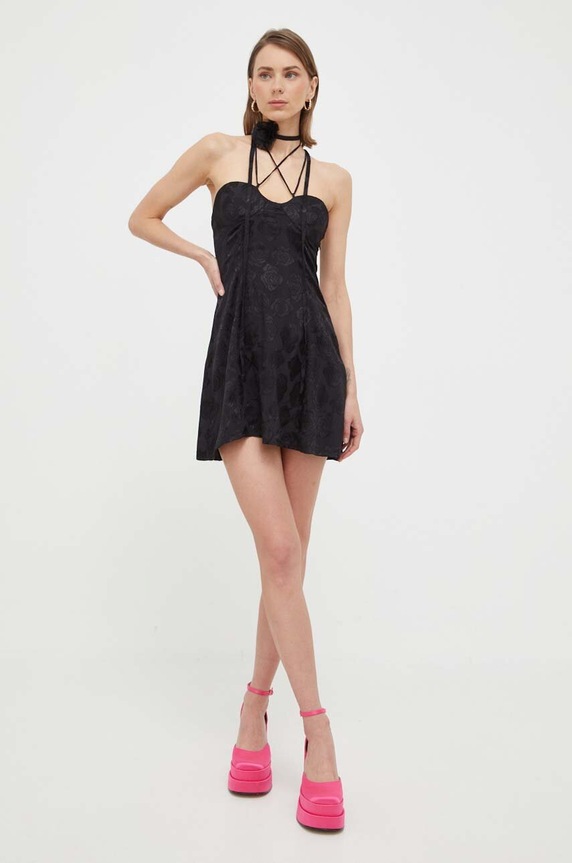For Love & Lemons sukienka CD2917.SP23 czarny SS23