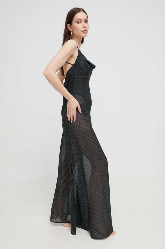 Ρούχα Φόρεμα Trussardi TRU1WCU07 μαύρο