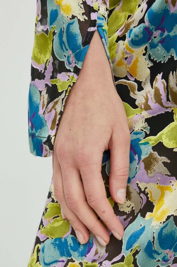 Haljina s dodatkom svile Gestuz Floria 10906990