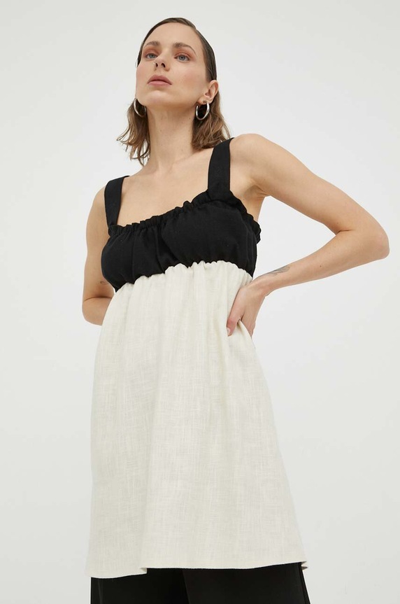 Undress Code rochie mini bej 435.