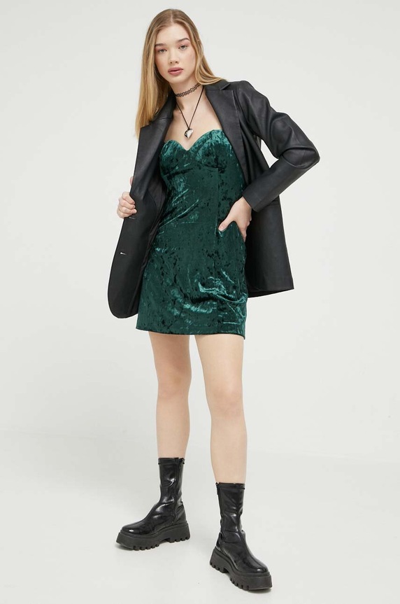 Superdry rochie W8011365A.GQP turcoaz SS23