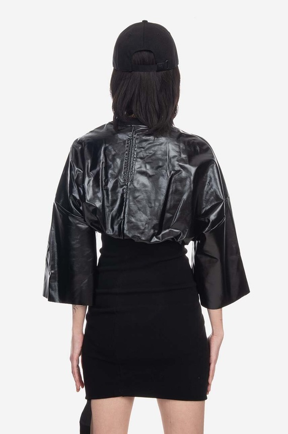 Îmbrăcăminte Rick Owens rochie Cinched Tommy Mini Dress DS02B4505.JRU.BLACK negru