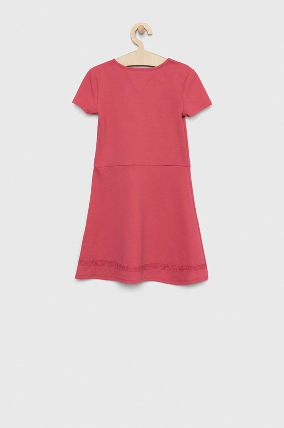 Tommy Hilfiger sukienka dziecięca KG0KG07022.PPYX różowy SS23