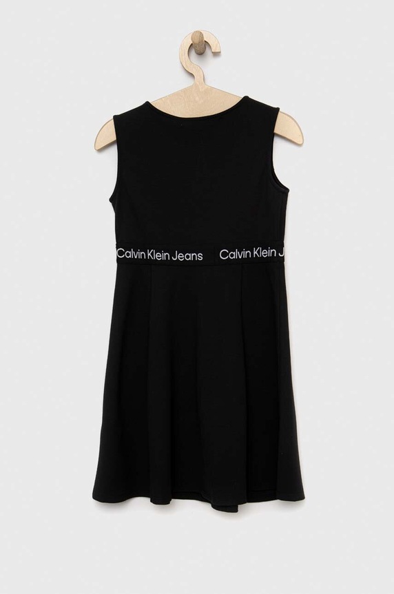 Calvin Klein Jeans sukienka dziecięca IG0IG01960.PPYX czarny SS23