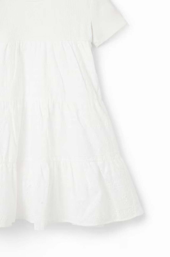 Desigual vestito bambina bianco 23SGVW06