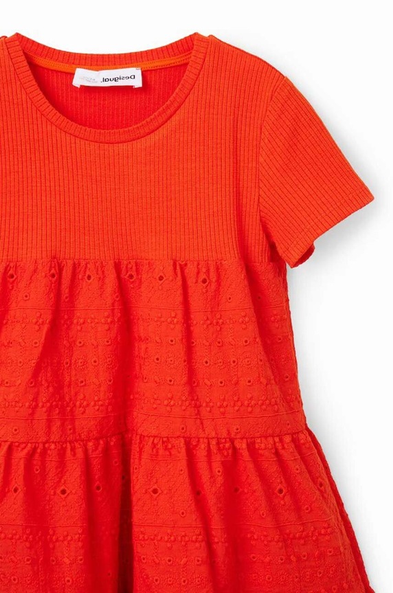 Desigual vestito bambina 23SGVW06 arancione SS23