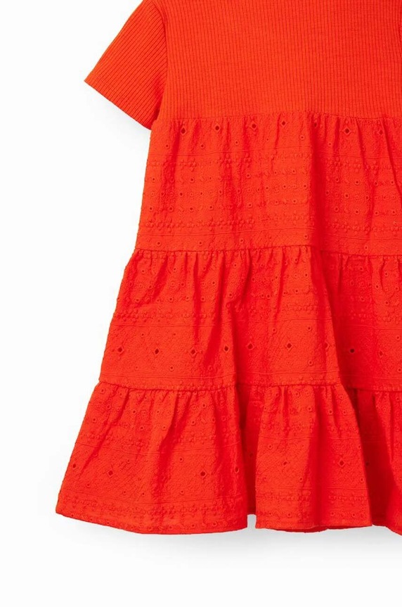 Desigual vestito bambina arancione 23SGVW06