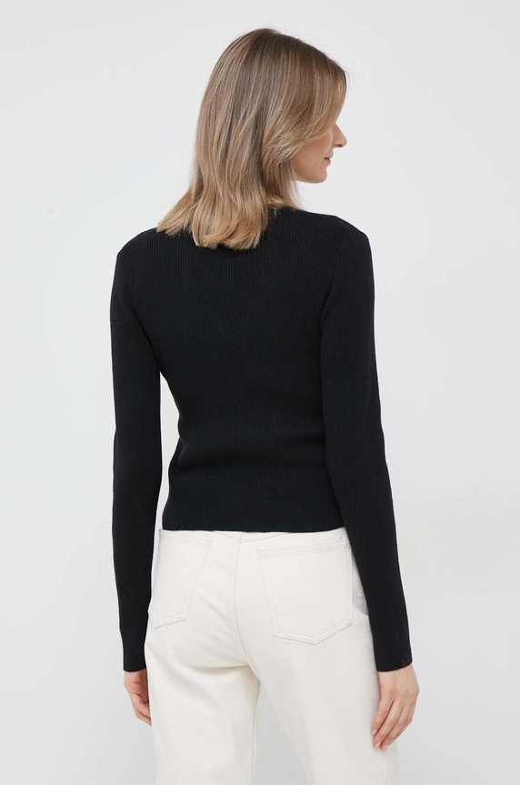 Odzież Calvin Klein kardigan z domieszką wełny K20K205446.PPYX czarny