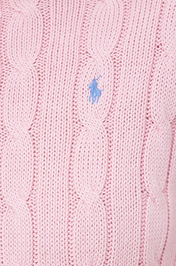 Bavlněný svetr Polo Ralph Lauren 211891640 růžová