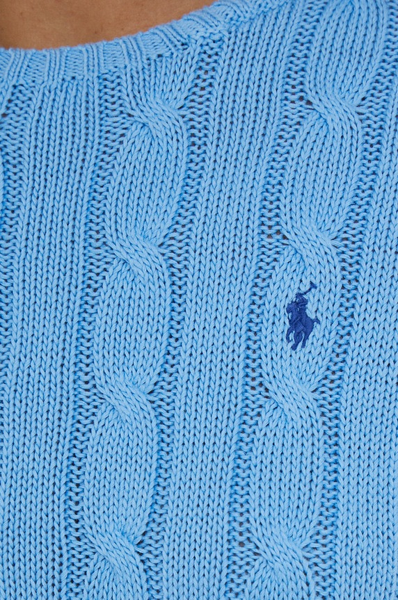 Polo Ralph Lauren sweter bawełniany 211891640 niebieski