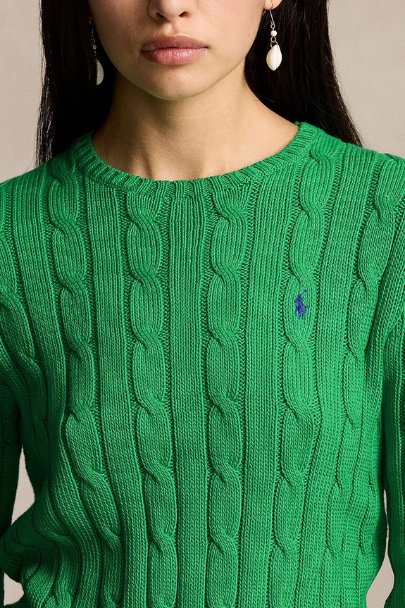 Polo Ralph Lauren sweter bawełniany zielony 211891640