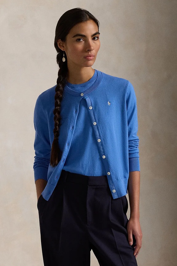Polo Ralph Lauren cardigan plain blue 211891672