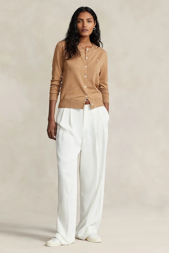 Clothing Polo Ralph Lauren cardigan 211891672 beige