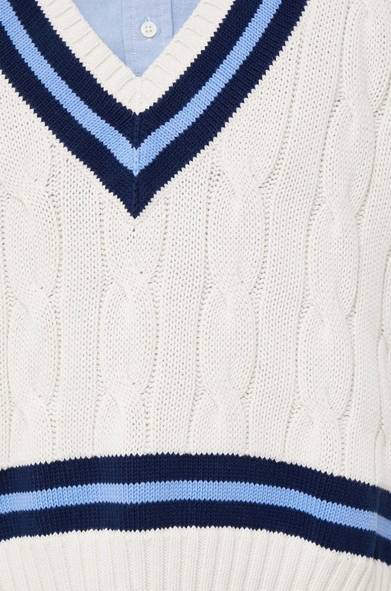 Pamučni pulover Polo Ralph Lauren 211891676 bež