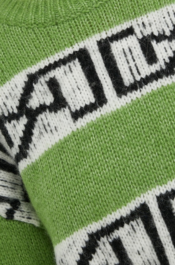 Gestuz sweter wełniany ArtikoGZ 10906753 zielony