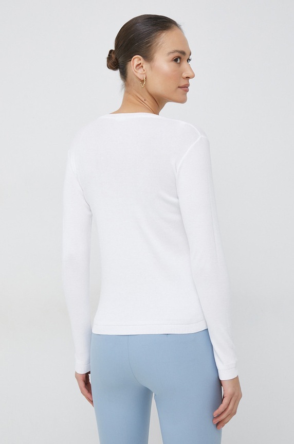 Odjeća Pamučni kardigan United Colors of Benetton 1091D5558.101 bijela