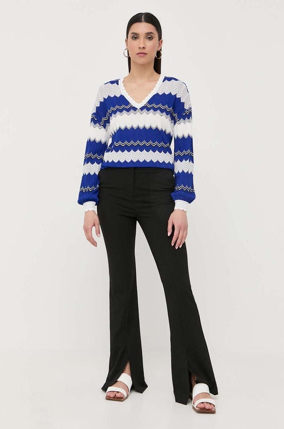 Morgan sweter MIX.BLEU.ROYAL niebieski SS23
