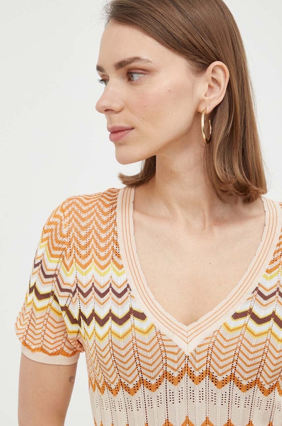 Morgan t-shirt arancione MILOVE.ORANGEADE