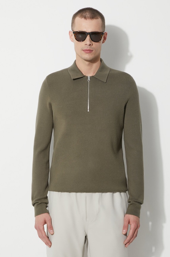 Samsoe Samsoe maglione semplice verde M22400055